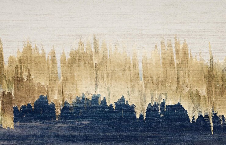 Foto pittura d'arte astratta pittura su tela illustrazione artistica con forme astratte arte moderna