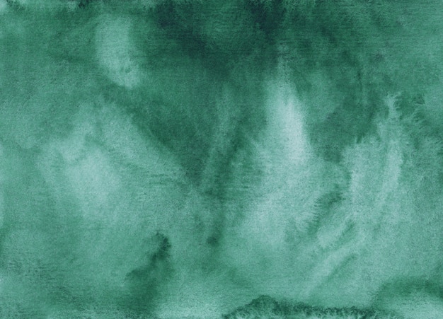 Pittura del fondo di verde profondo del mare dell'acquerello