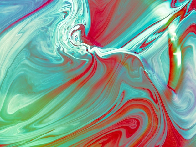 Pittura liquida astratta in movimento con dettagli in marmo per creativi d'arte