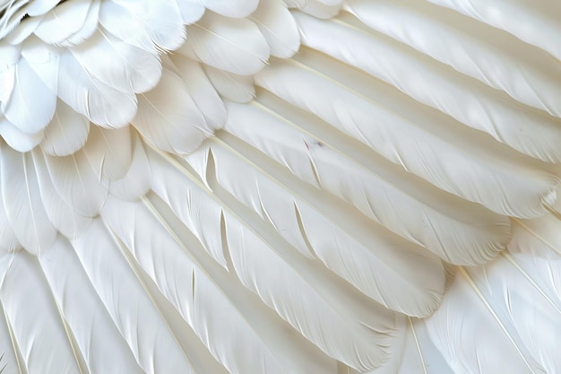 Piume di cigno bianco sfondo piume d'oca modello piume di ali bianche consistenza delle piume