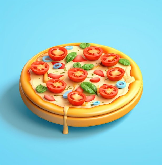 pizza 3d