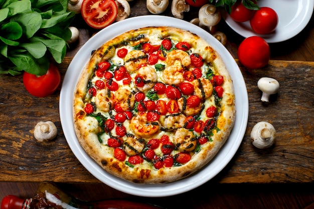 Pizza ai frutti di mare