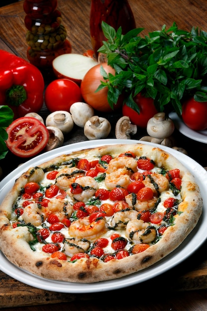 Pizza ai frutti di mare