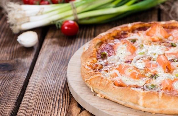 Pizza al salmone fatta in casa