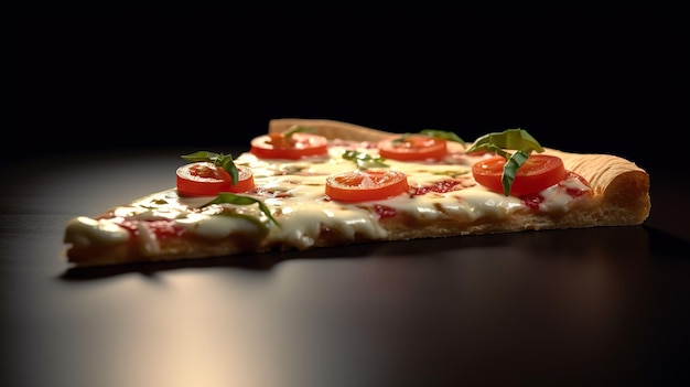 pizza bannerpizza modello pizza fetta pizza cibo isolato pizza pizza creativa