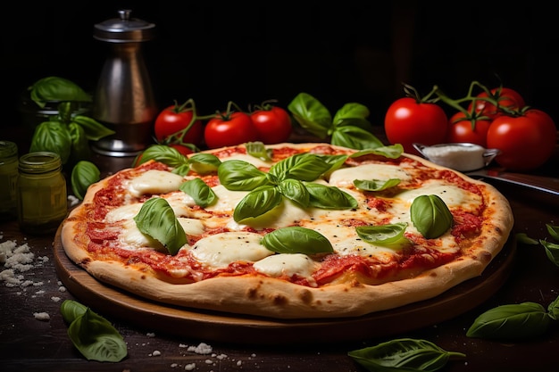 Pizza Margherita tradizionale italiana