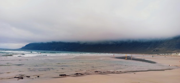 Playa de Famara a Lanzarote