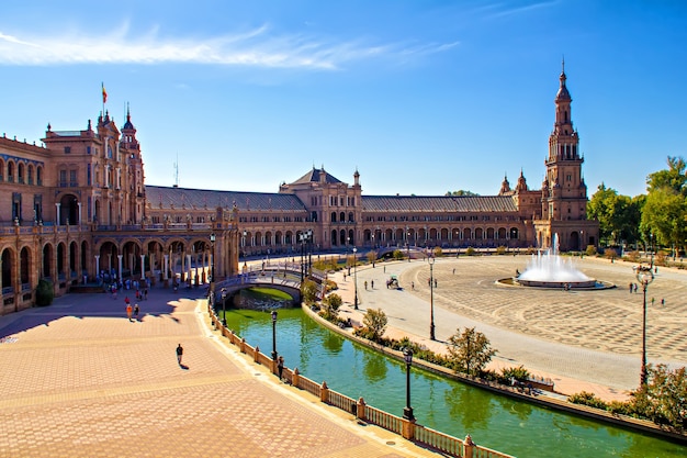 Plaza de Espana, Siviglia, Spagna