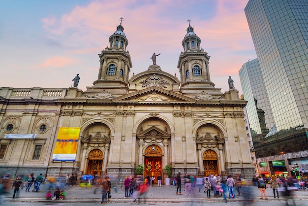 Plaza de las Armas a Santiago del Cile