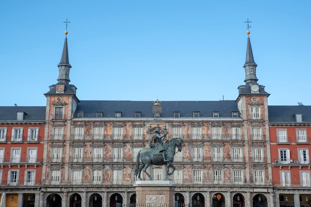 Plaza Mayor a Madrid Spagna Plaza Mayor è una piazza centrale di Madrid