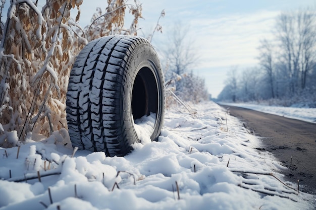 Pneumatici invernali di ottobre necessari per strade innevate