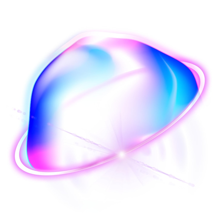 Photo png abstract technology bubble digital sticker in transparent background