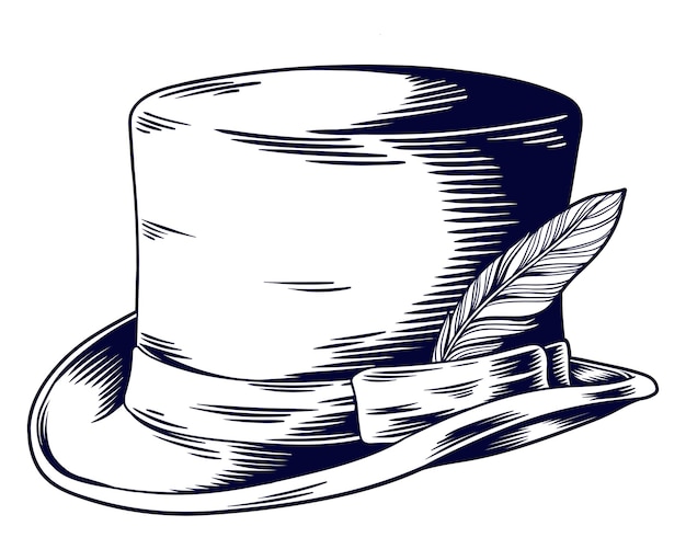 Png Cartola cappello elemento di stile comico sfondo trasparente