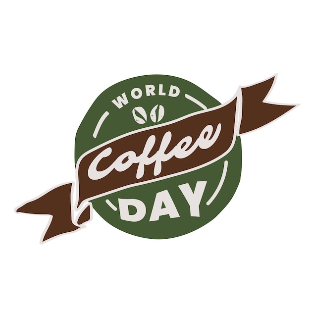 Png coffee day element transparent background