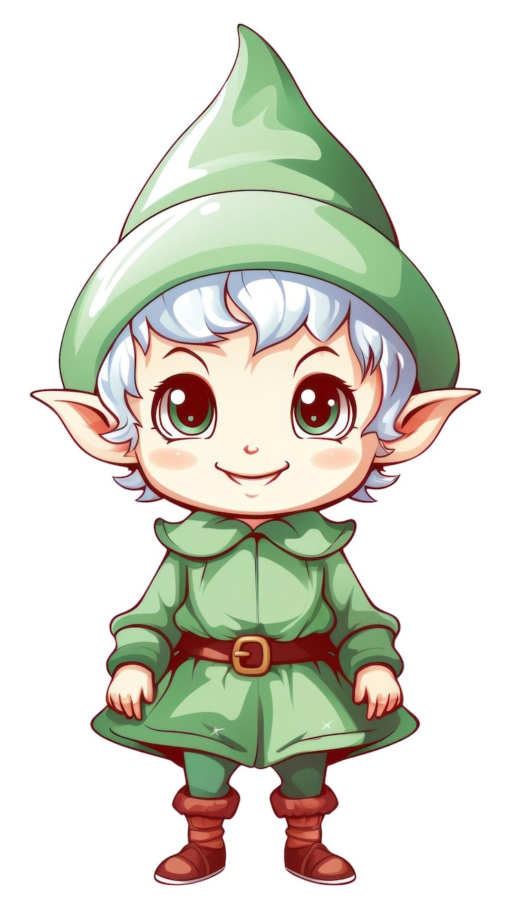 Foto png elf rappresentazione caricatura carino