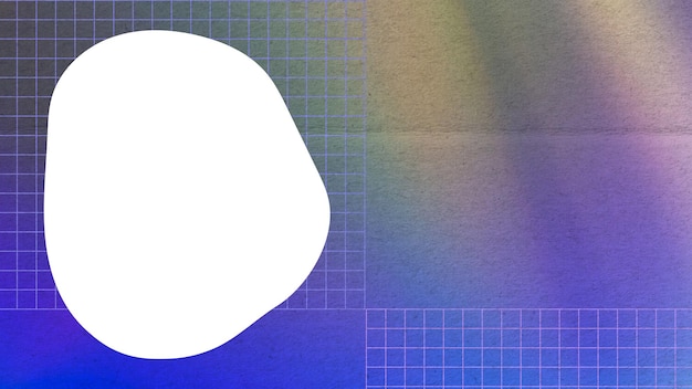 PNG gradiente blob forma cornice adesivo sfondo trasparente