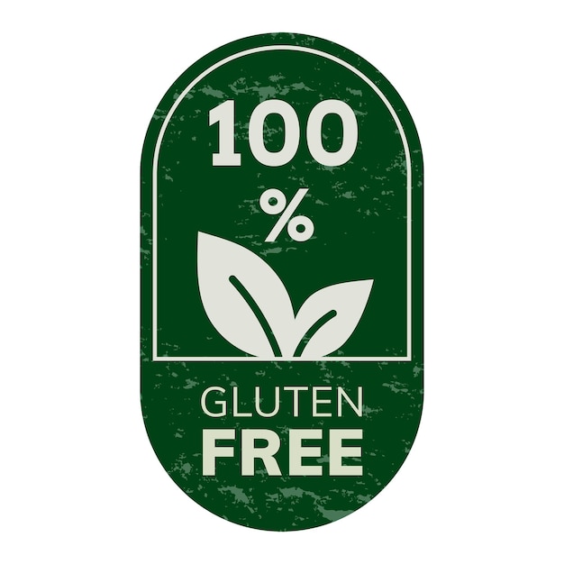 Png logo aziendale senza glutine adesivo per imballaggi alimentari