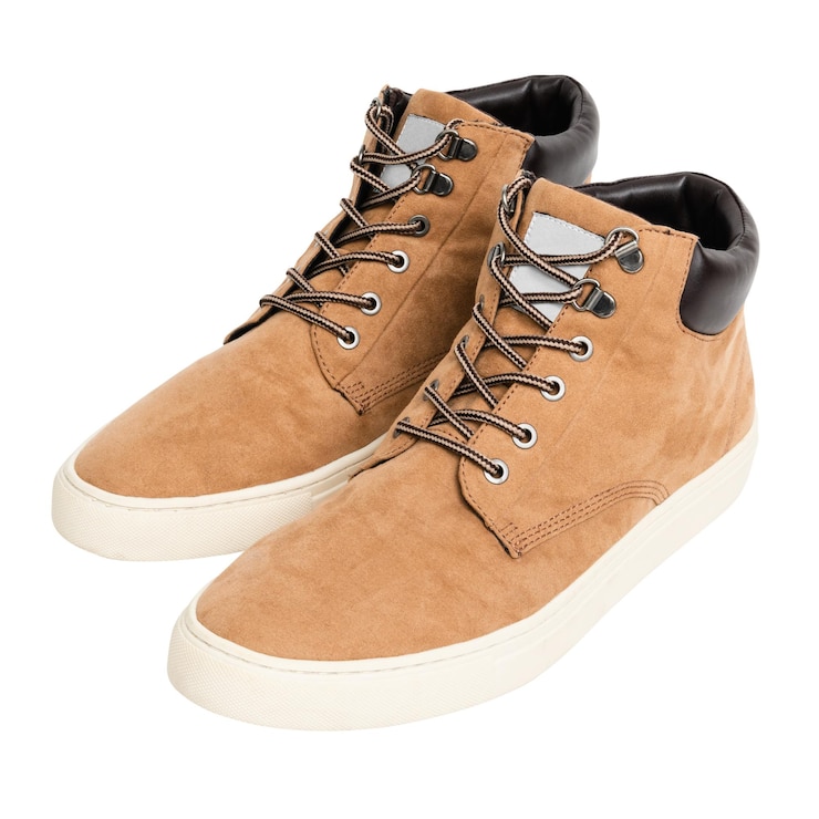 Foto png marrone stivali del deserto mockup calzature unisex moda