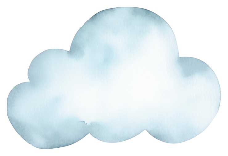 Foto png nuvole bianche cielo sfondo bianco paesaggio nuvoloso
