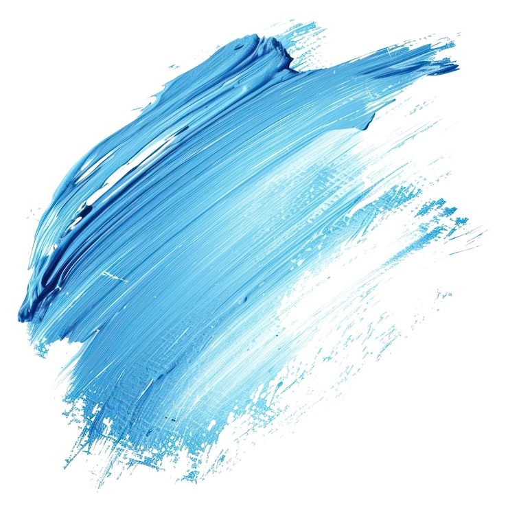 Foto png sfondo blu chiaro pennello