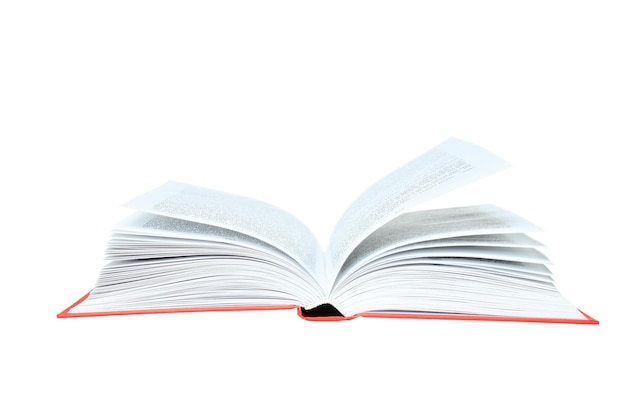 PNGUn libro aperto isolato su sfondo bianco
