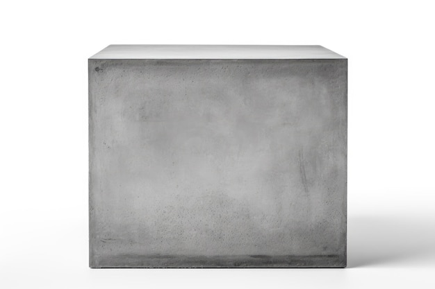 Podio dei prodotti Concrete Cube Una vetrina minimalista su una tela bianca