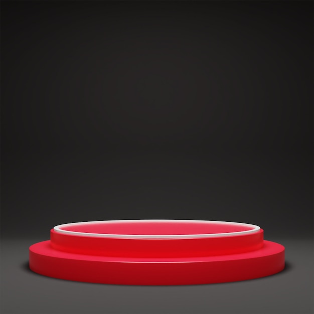 Podio mockup per il podio di presentazione del prodotto