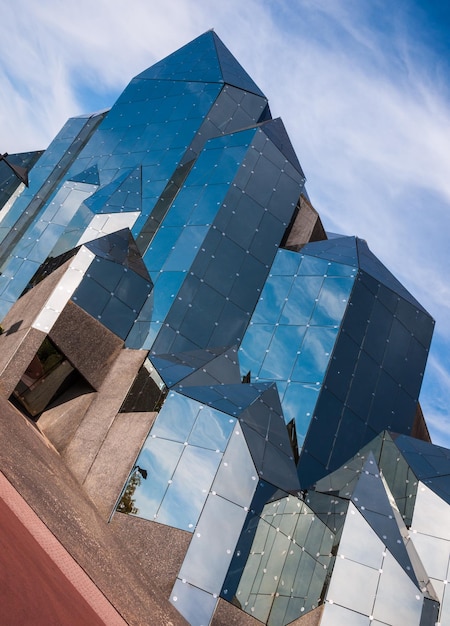 Poitiers Francia 21 settembre 2010 L'edificio Quartz in Futuroscope