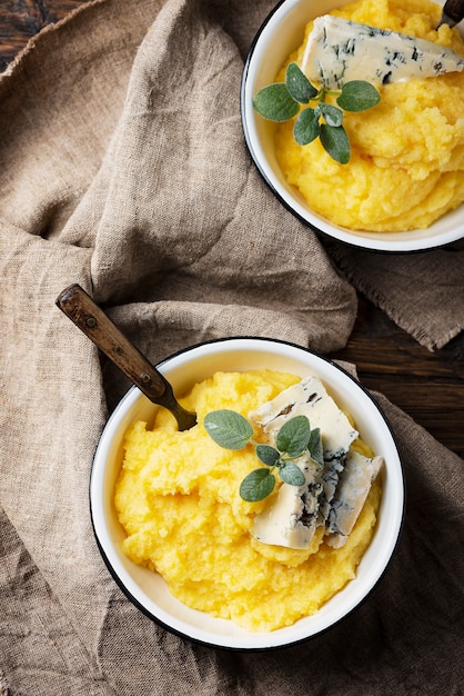 Polenta al gorgonzola