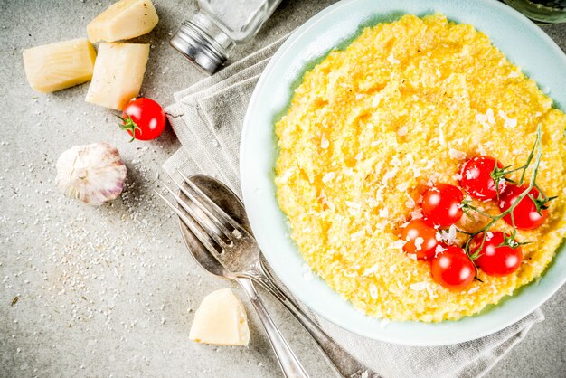 Polenta Con Pomodori