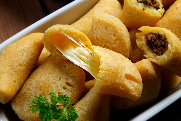 Polenta fritta pastello