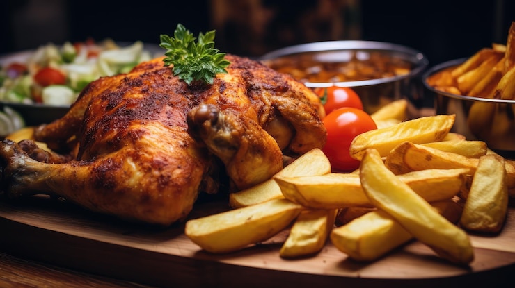Foto pollo arrosto carta da parati hd di tendenza 8k4k2k