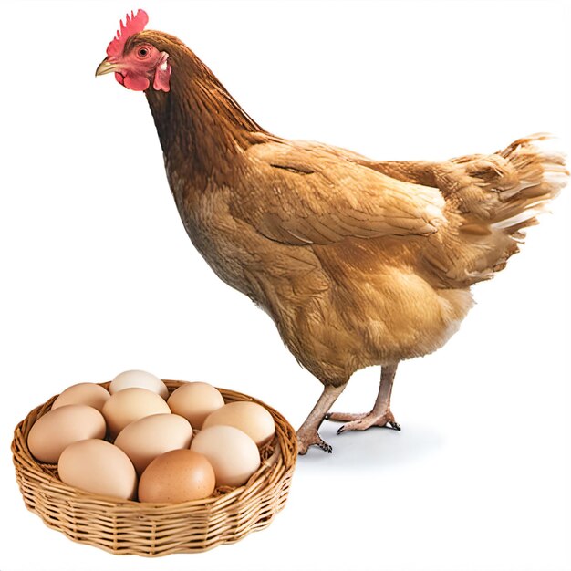 pollo con uova