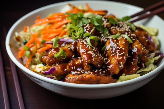 Pollo di soia Miso Teriyaki Donburi Bliss