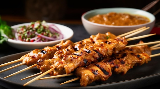 Pollo tailandese fatto in casa Satay