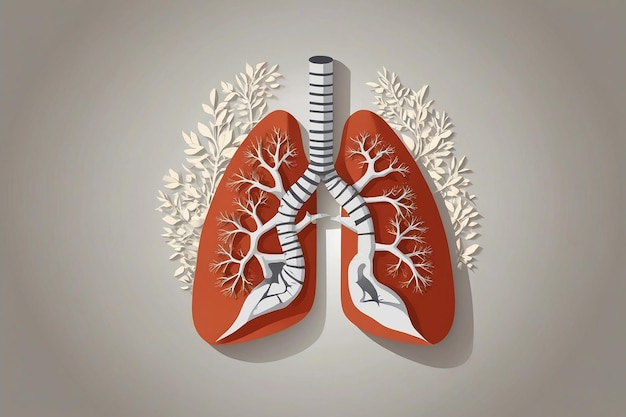Polmoni e bronchi Illustrazione vettoriale per il vostro progetto