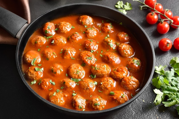 Polpette al sugo di pomodoro