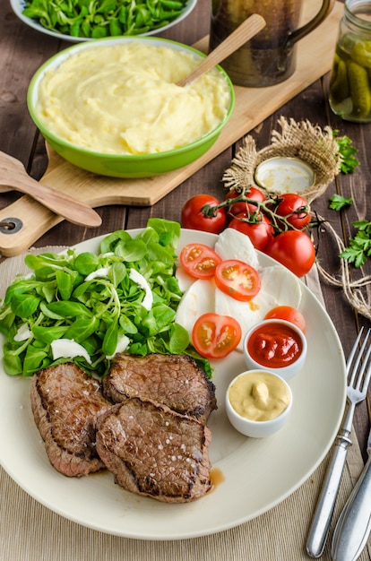 polpette con verdure