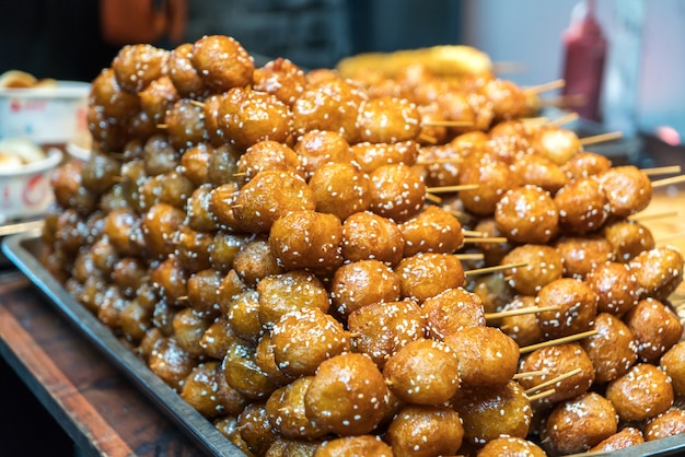 Polpette fritte, merenda cinese