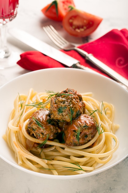 Polpette in salsa di pomodoro