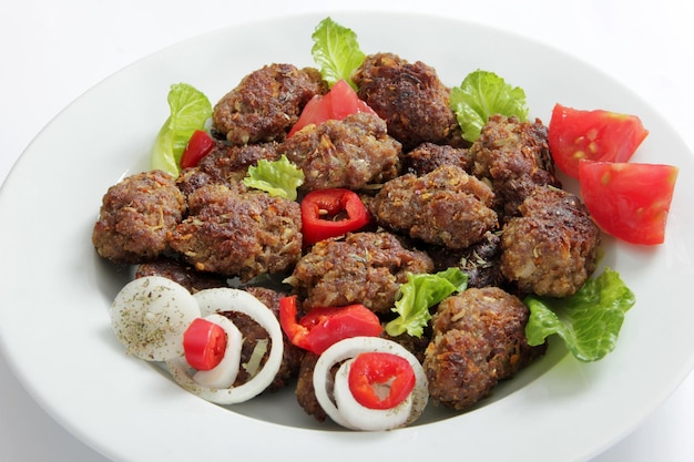 Polpette piccanti pronte da mangiare