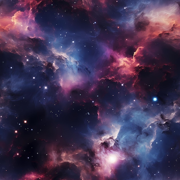 polvere blu e viola della galassia fotorealistica nello spazio