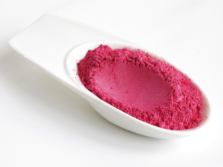 Polvere di pigmento mica rosa shocking per cosmetici