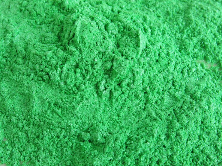 Polvere di pigmento verde mica per cosmetici