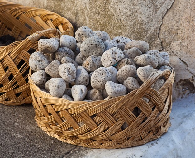 Pomice vulcanica, Santorini.