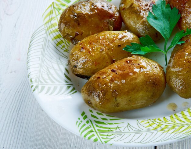 Pommes fondantes - patate fondante. Patate morbide francesi