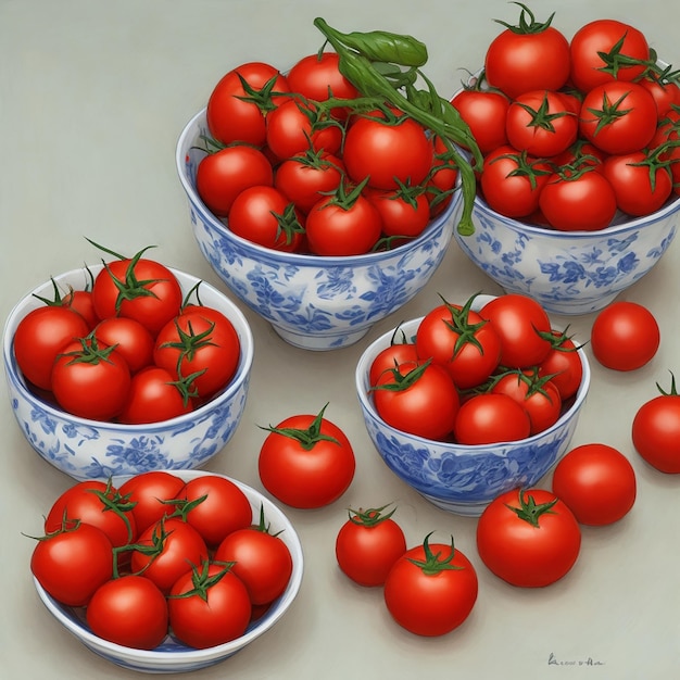 Pomodori biologici freschi