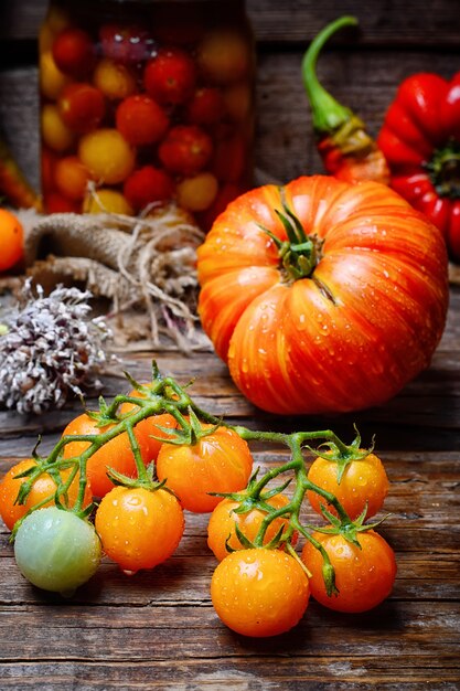 Pomodori estivi di raccolta