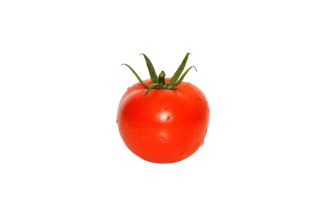 Pomodori isolati su sfondo bianco