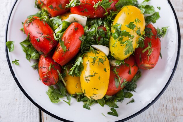 Pomodori salati. Antipasto.